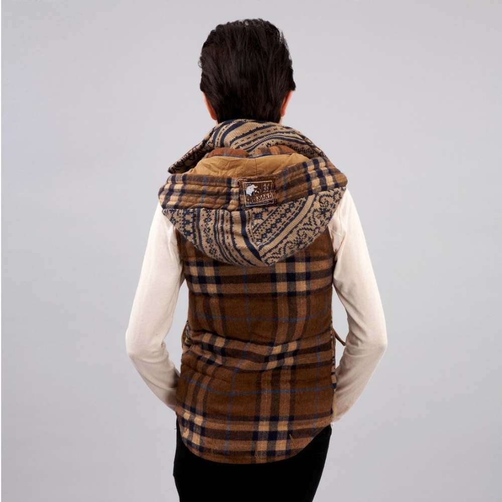 New Da-Nang Knit Wool Vest Coat Jacket - Picture 8 of 8